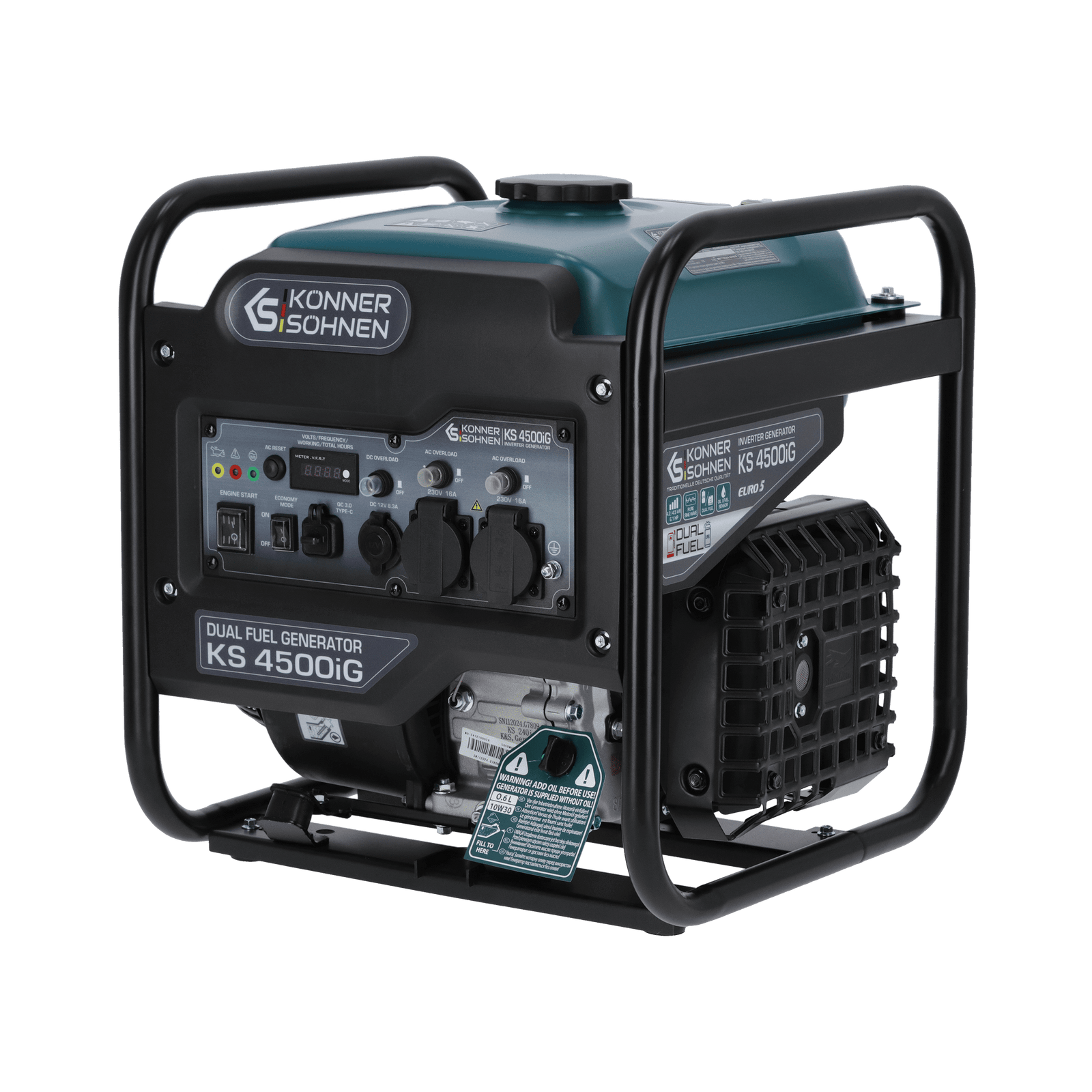 Gerador Inversor a Duplo Combustível KS 4500iG