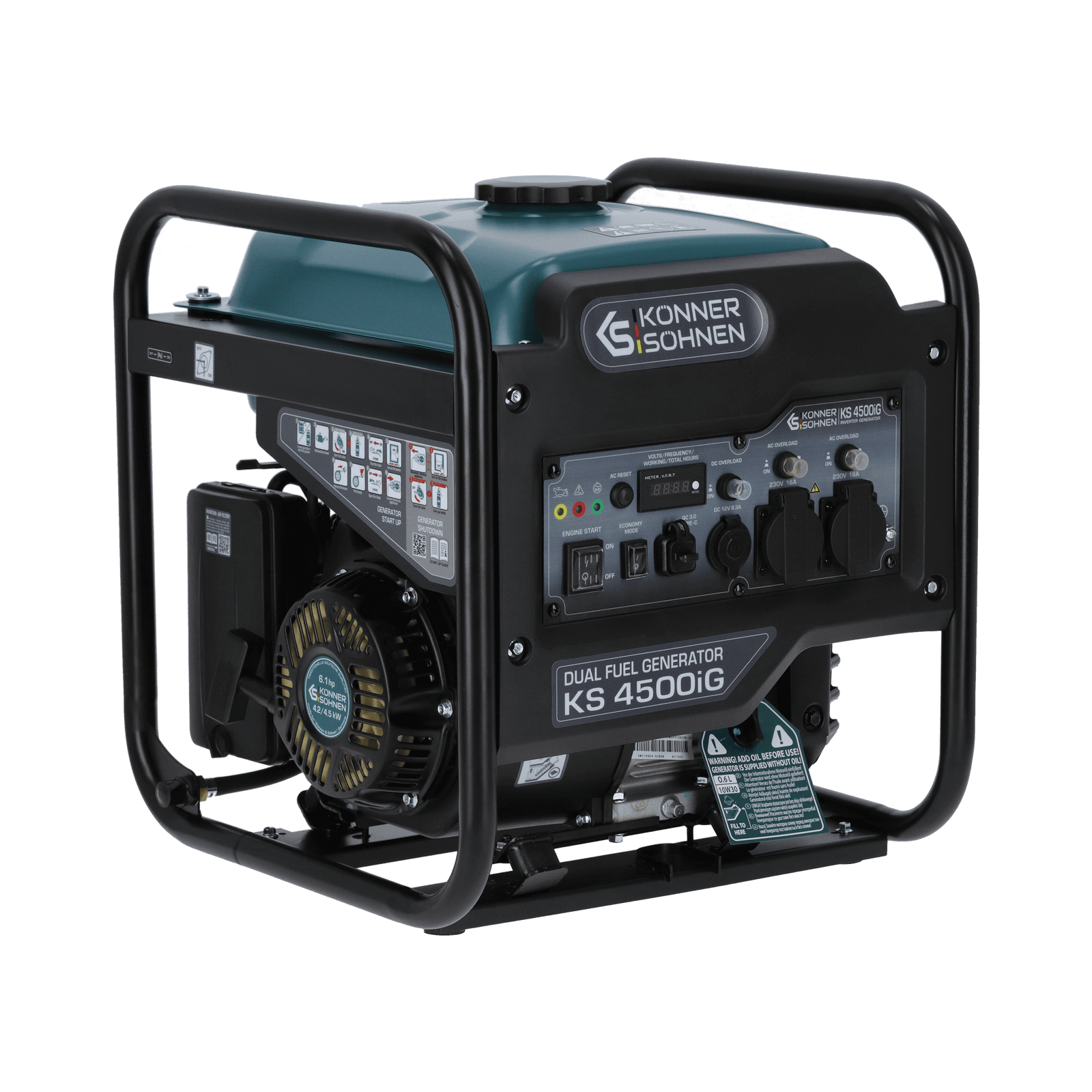 Gerador Inversor a Duplo Combustível KS 4500iG