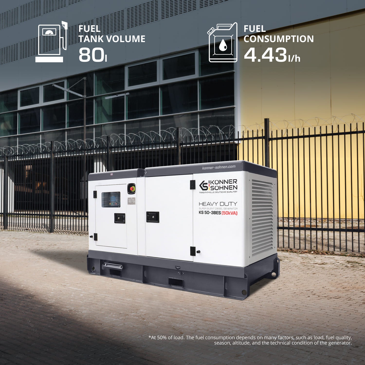 Generator trójfazowy KS 50-3BES