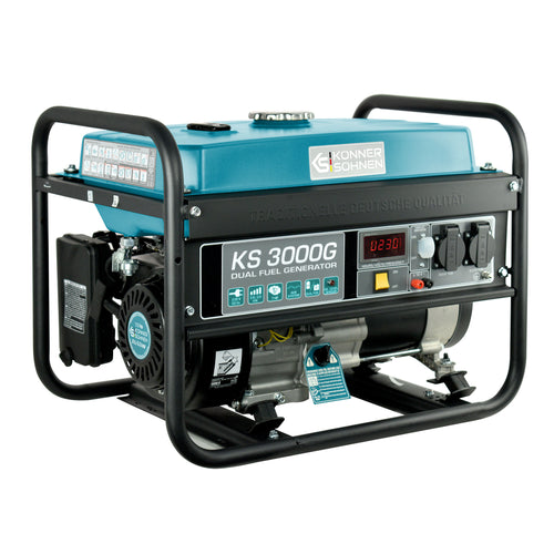 LPG/benzinegenerator "Könner & Söhnen" KS 3000G