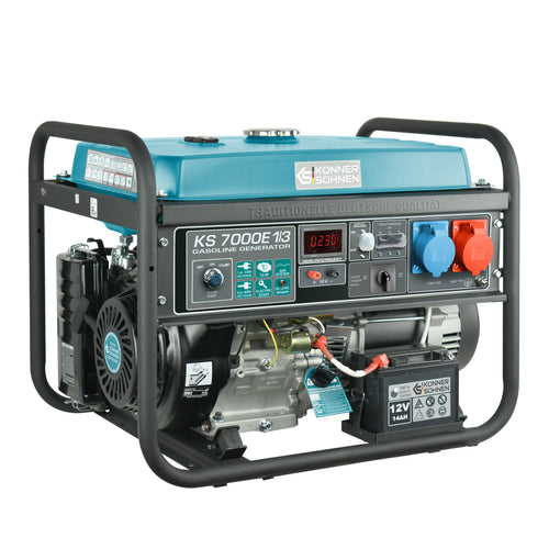 Benzinegenerator "Könner & Söhnen" KS 7000E 1/3