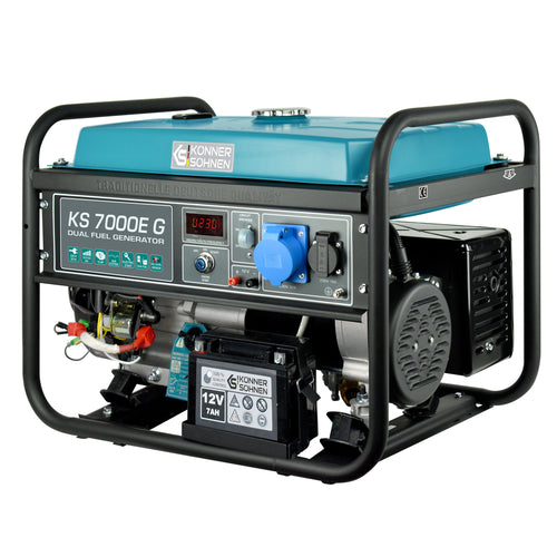 LPG/Benzine Generator "Könner & Söhnen" KS 7000E G