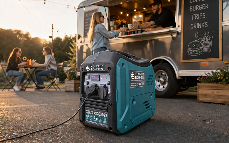 Neues Modell in der Reihe: Inverter-Generator KS 3000iG S von Könner & Söhnen