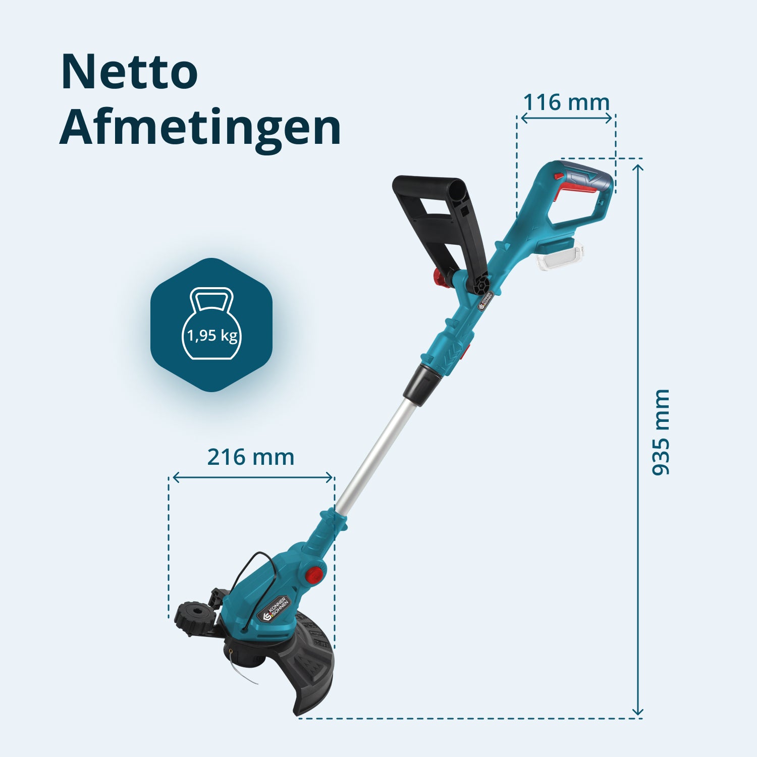 Snoerloze trimmer KS GT-20V