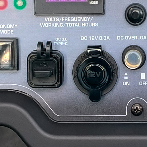 Conexión 12V y salidas USB