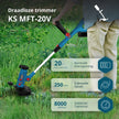 Snoerloze Multifunctionele Trimmer KS MFT-20V thumbnail