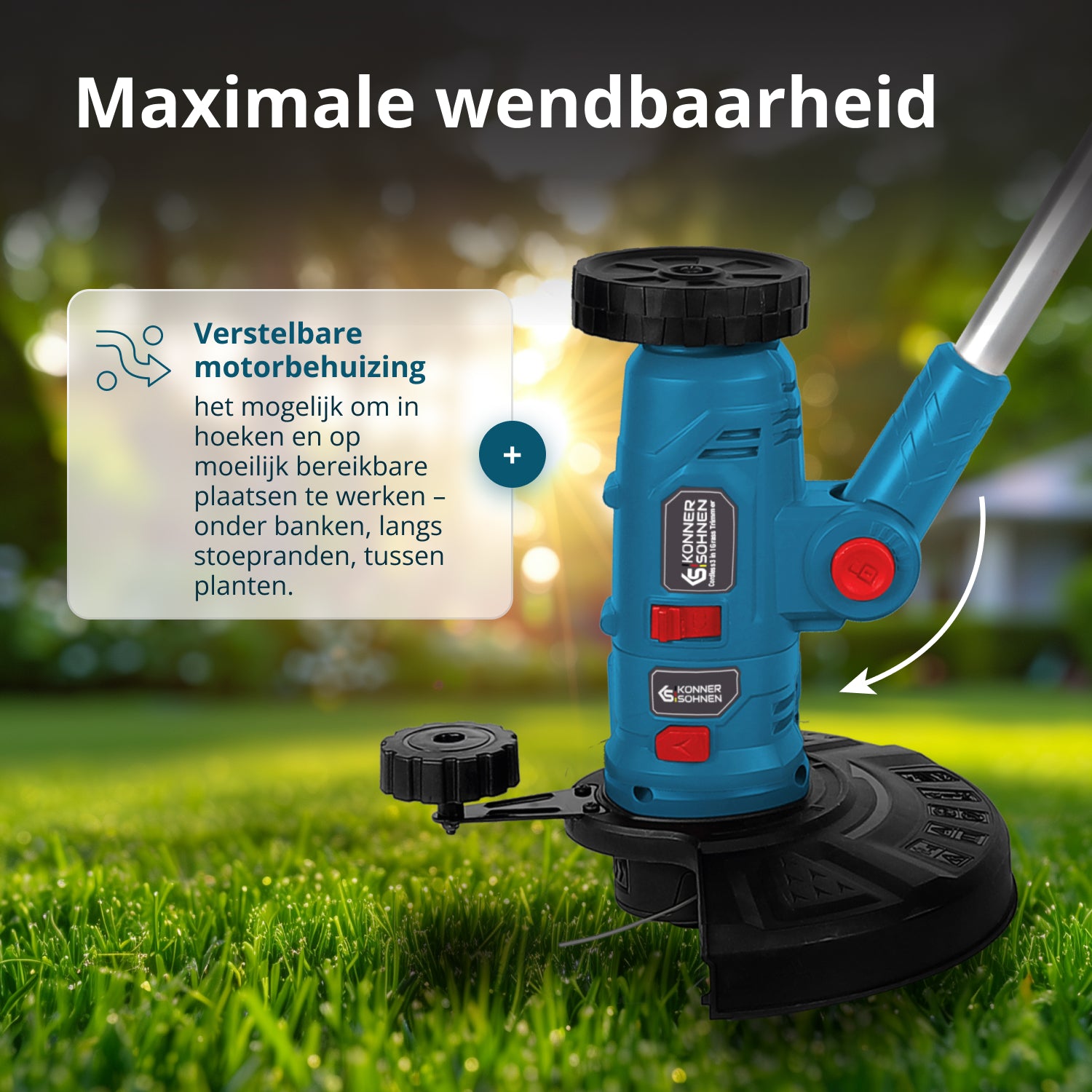 Snoerloze Multifunctionele Trimmer KS MFT-20V