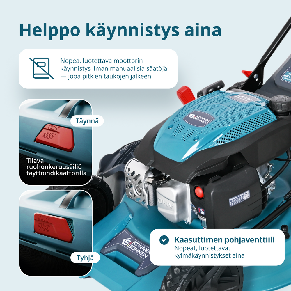 Bensiinikäyttöinen ruohonleikkuri KS 51LMG-SP