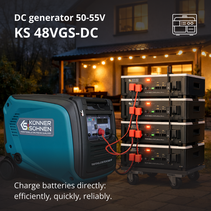 Γεννήτρια Άμεσου Ρεύματος KS 48VGS-DC, έκδοση 50–55V