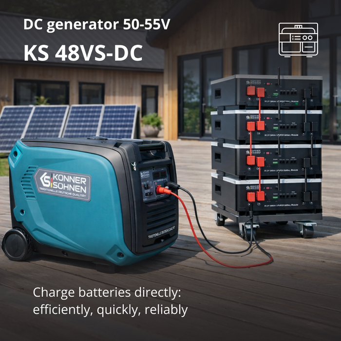 KS 48VS-DC Generátor stejnosměrného proudu, verze 50–55V