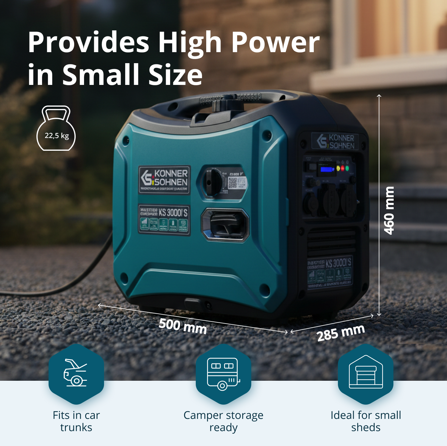 Invertorový generátor KS 3000i S