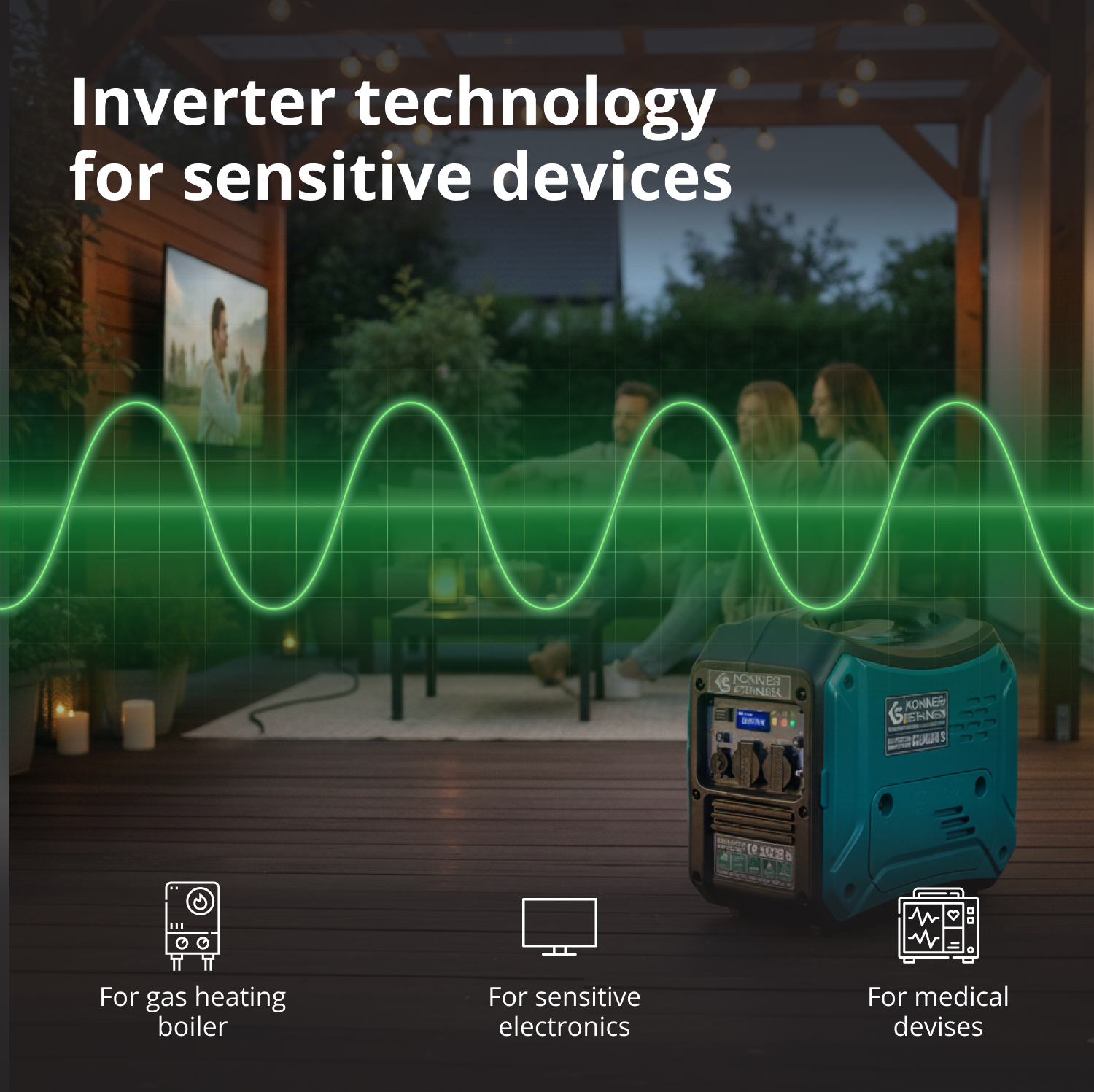 Invertorový generátor KS 3000i S