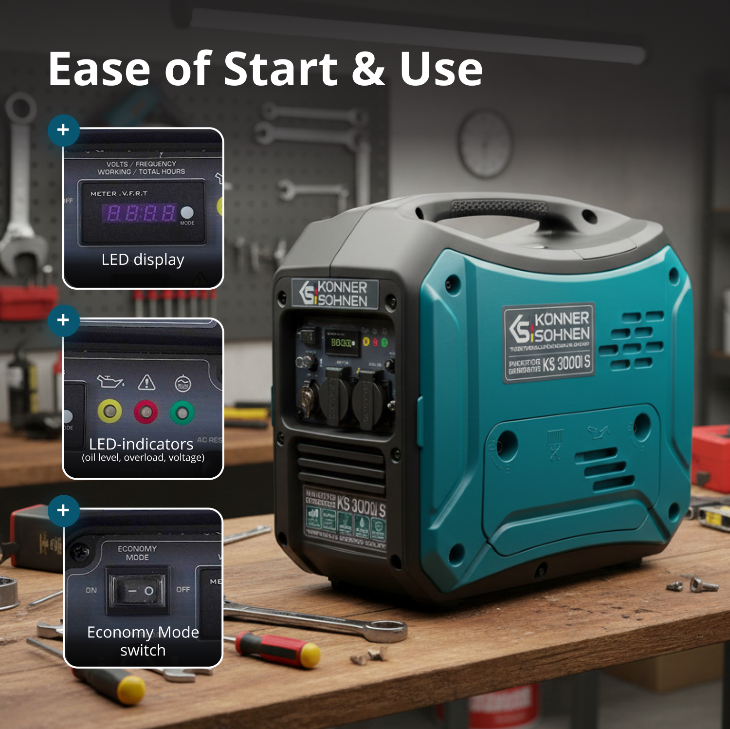 Invertorový generátor KS 3000i S