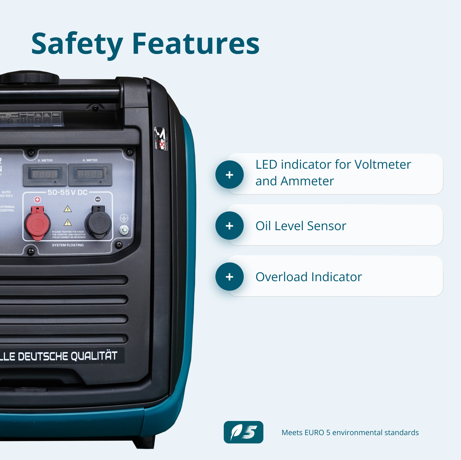 KS 48VS-DC Direct current generator, version 50–55V