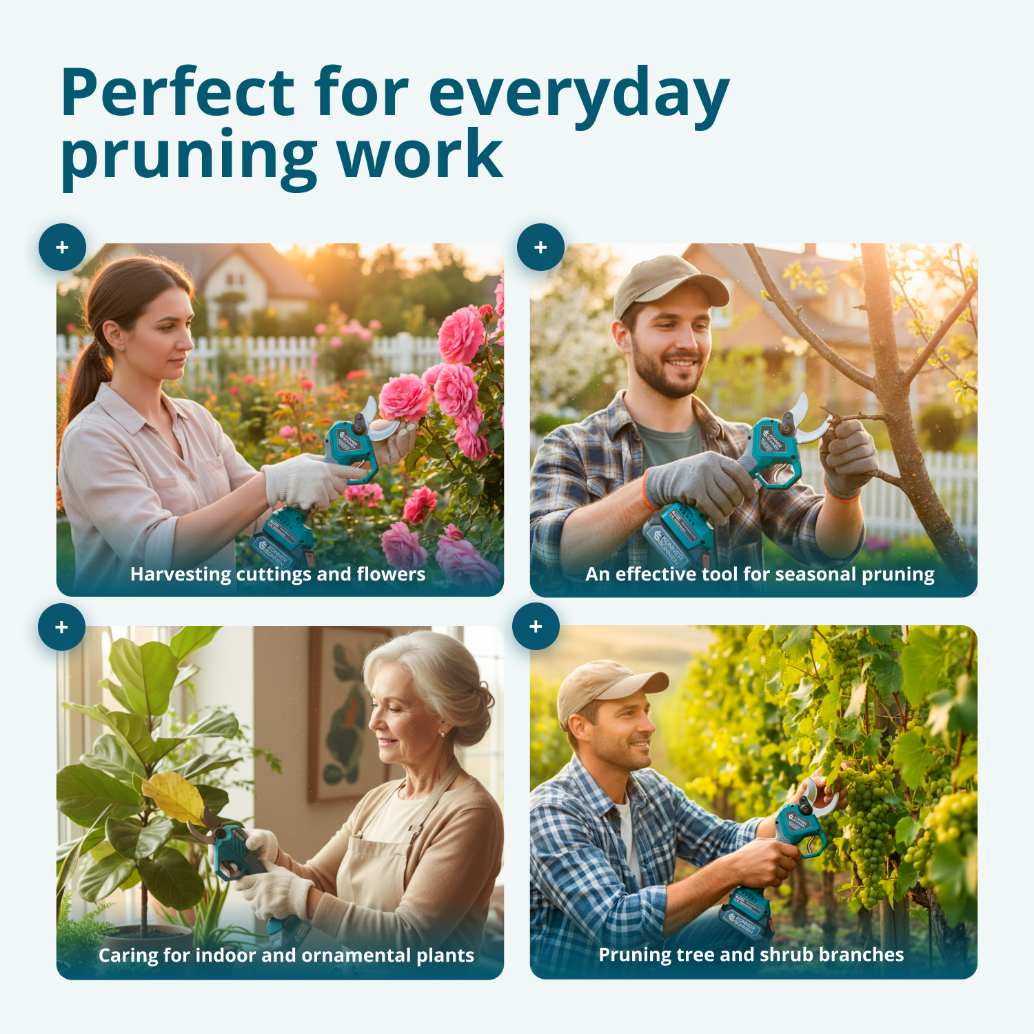 Ασύρματο Ηλεκτρικό Κλαδευτήρι KS CPS20V-40