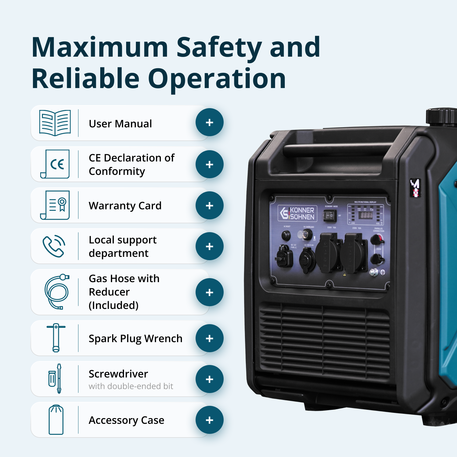 LPG/benzin inverter generator KS 4000iEG S