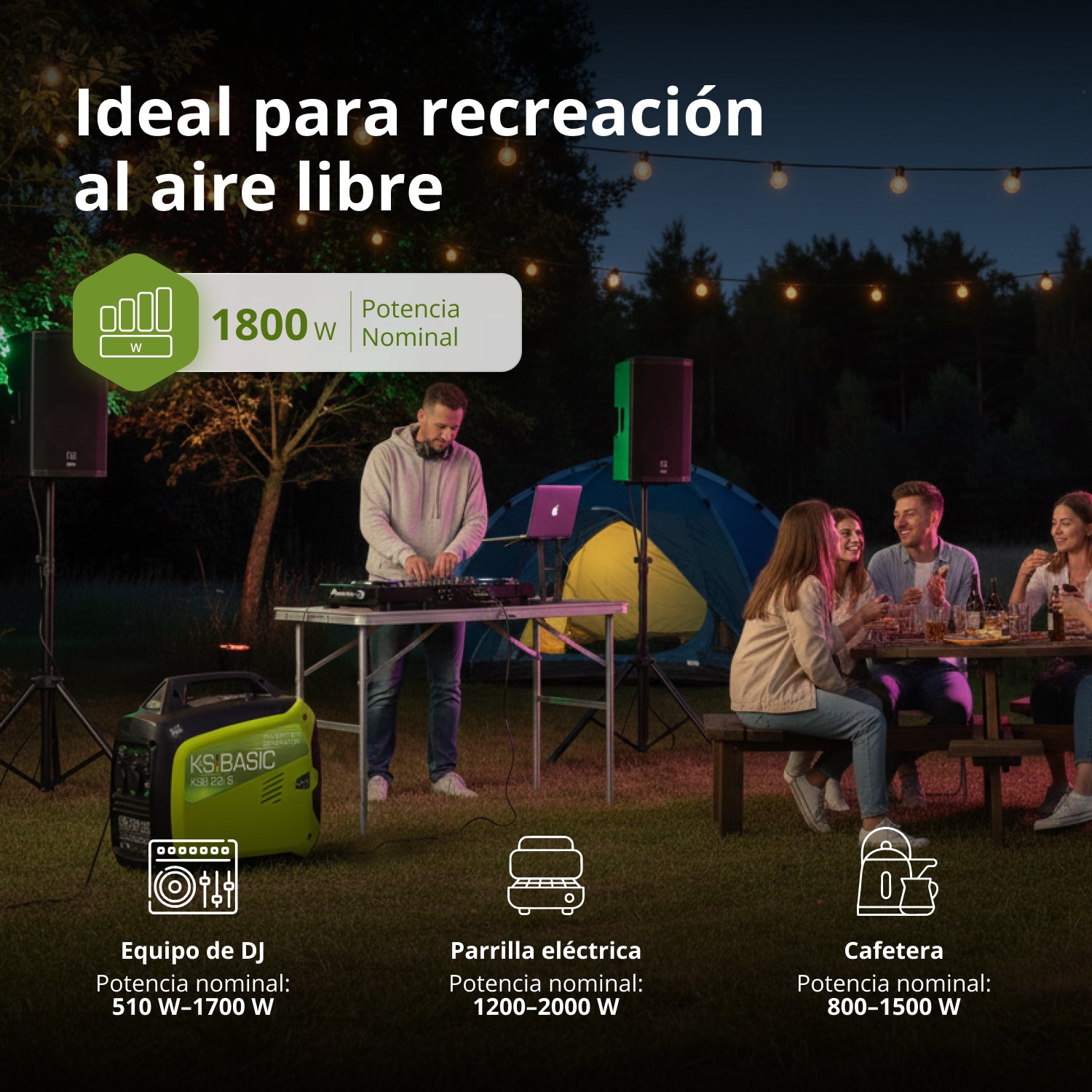 Generador inverter KSB 22i S (Reacondicionado Excelente estado)