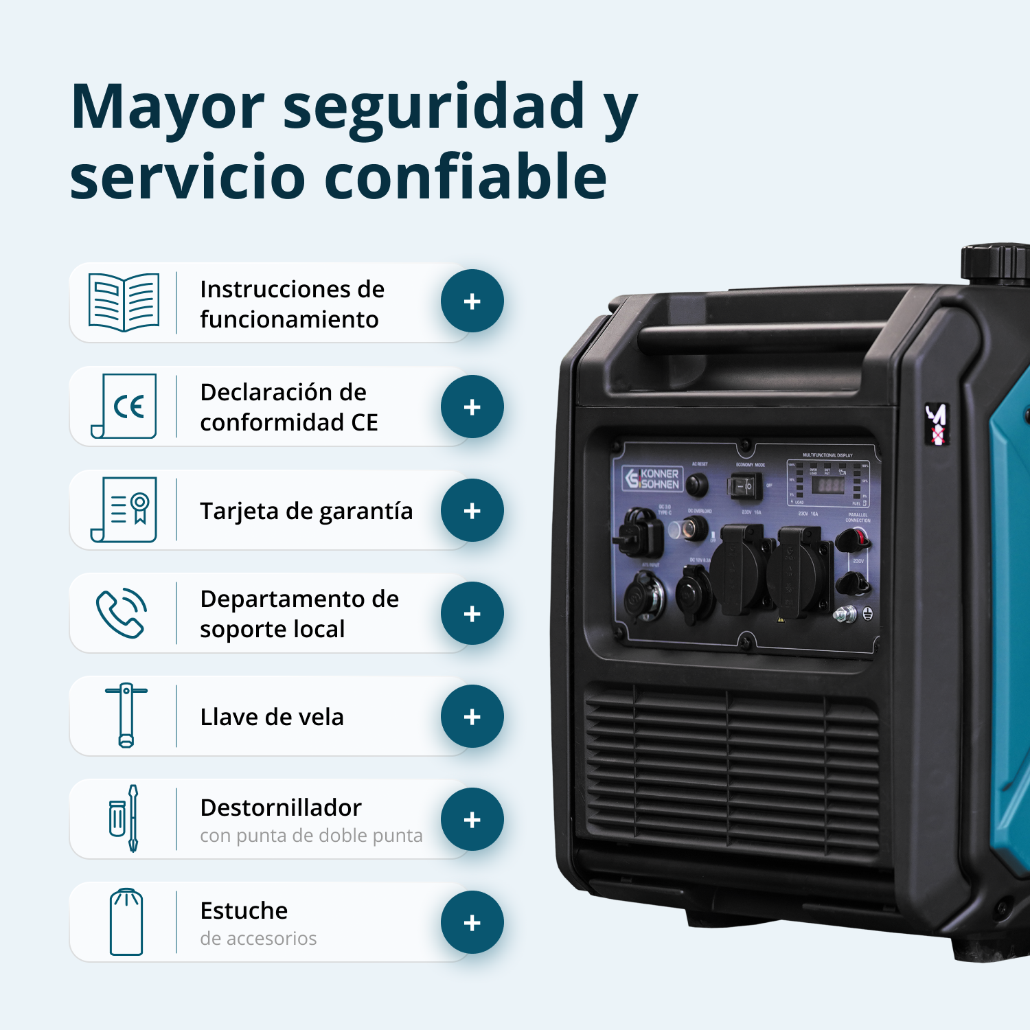 Generador inverter Könner & Söhnen KS 4000iE S