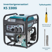 Invertterigeneraattori KS 3300i thumbnail