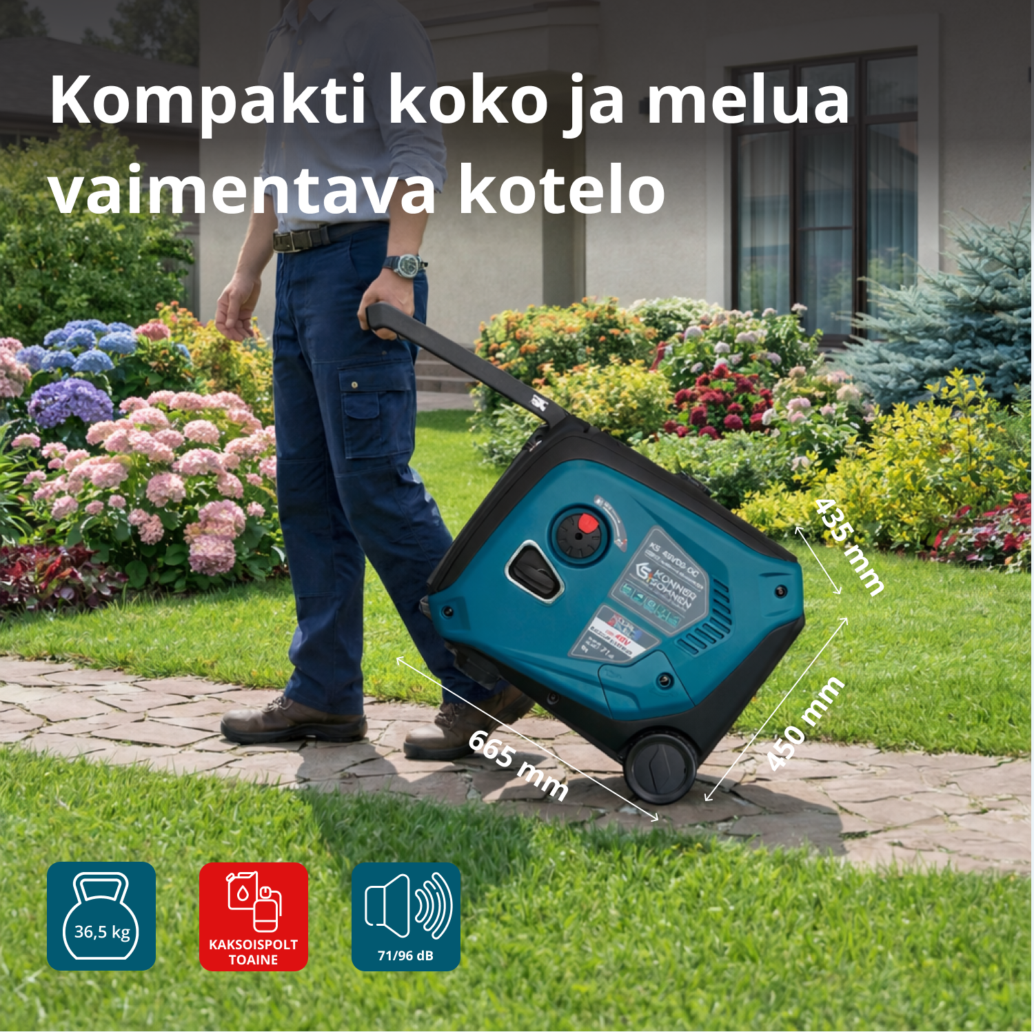 KS 48VGS-DC Tasavirtageneraattori, versio 50–55V