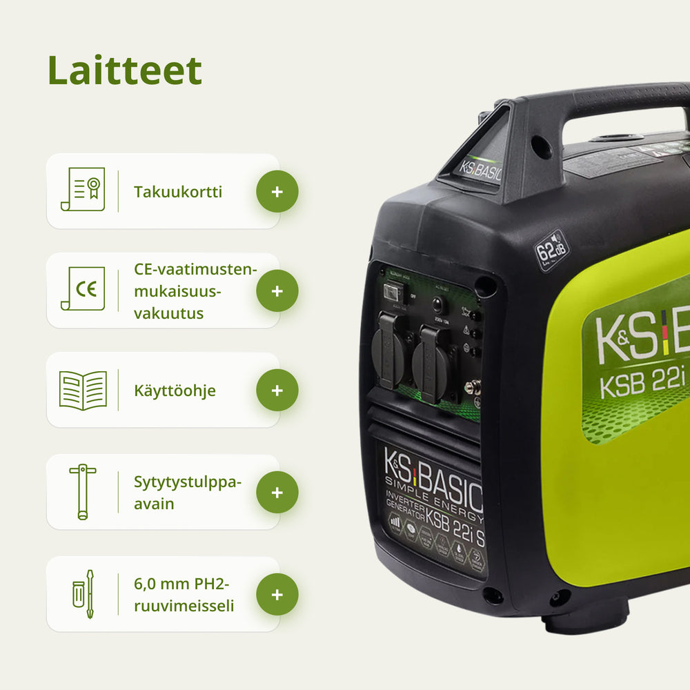 Invertteri Generaattori KSB 33i S