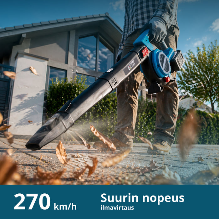 Akkukäyttöinen puutarhaimuri-puhallin KS LBV-40V