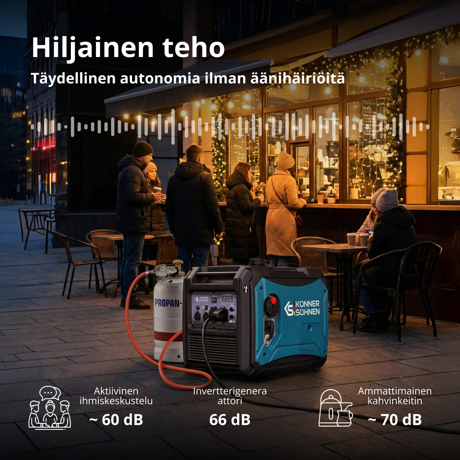 LPG/bensiini-invertterigeneraattori KS 4000iEG S