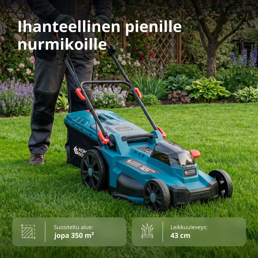 Mainostuote: Nurmikonhoitosetti KS 43LM-BCT40V-SET