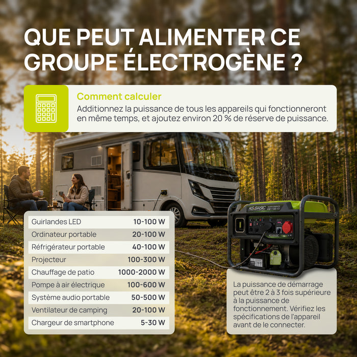 Groupe électrogène Inverter KSB 110iE-1/3