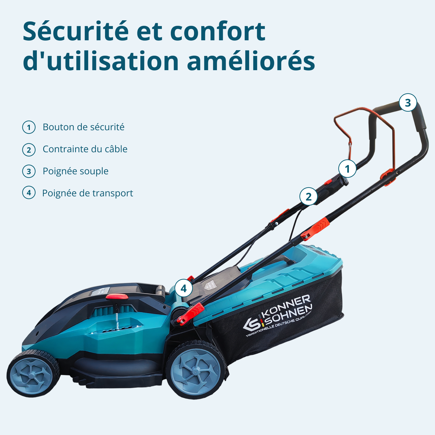 Tondeuse à gazon électrique KS 38LM16-BL