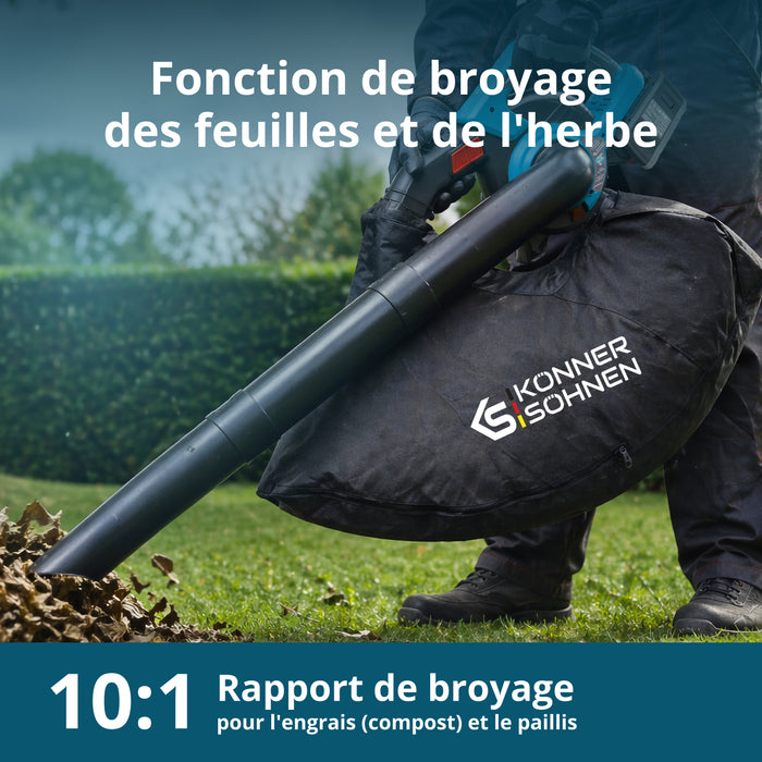 Aspirateur-souffleur de jardin sur batterie KS LBV-40V
