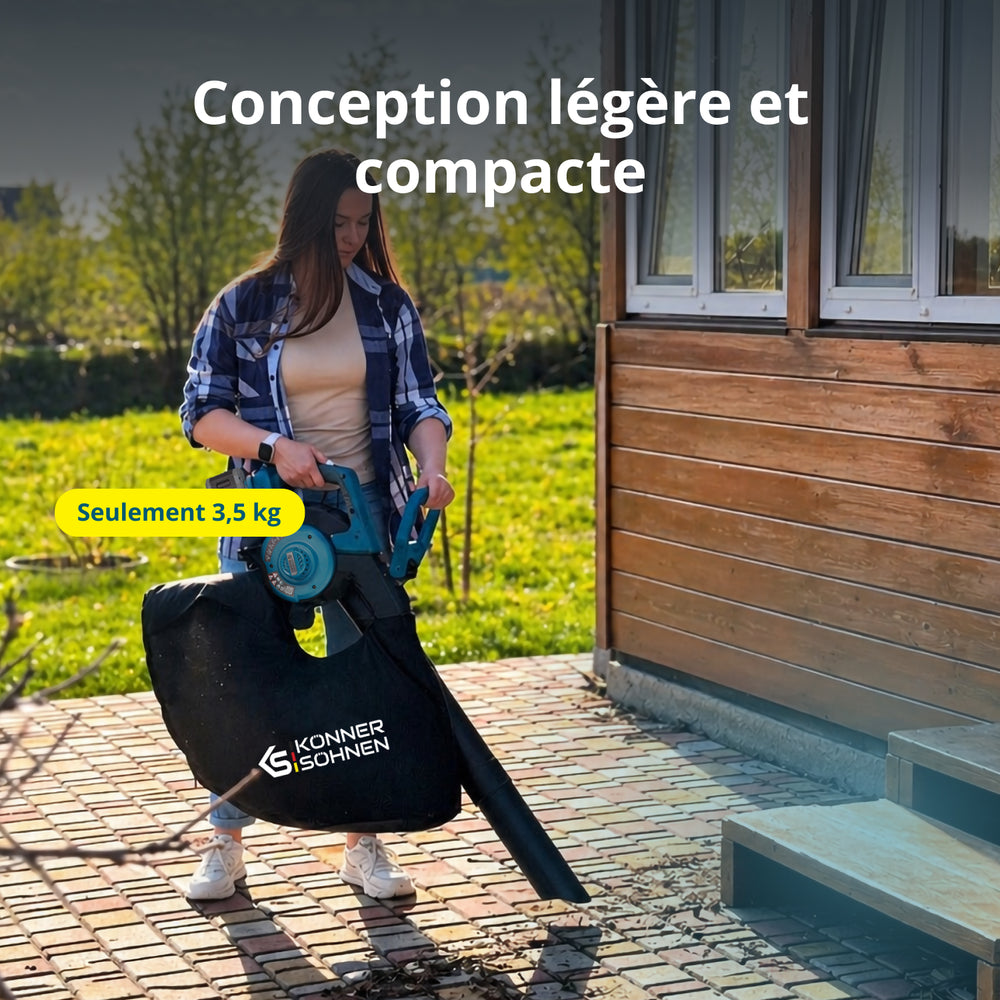 Aspirateur-souffleur de jardin sur batterie KS LBV-40V