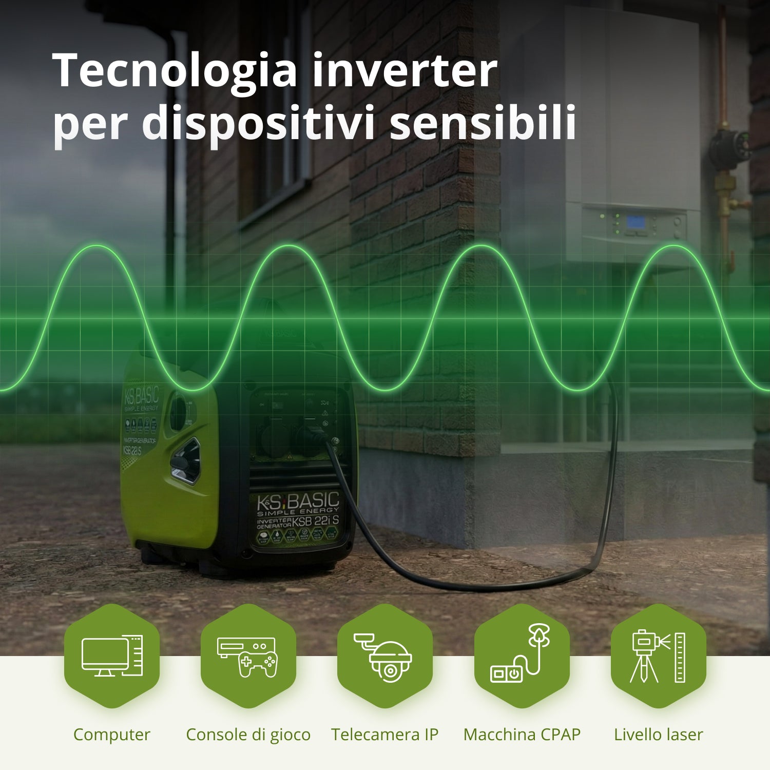 Generatore di inverter KSB 22i S