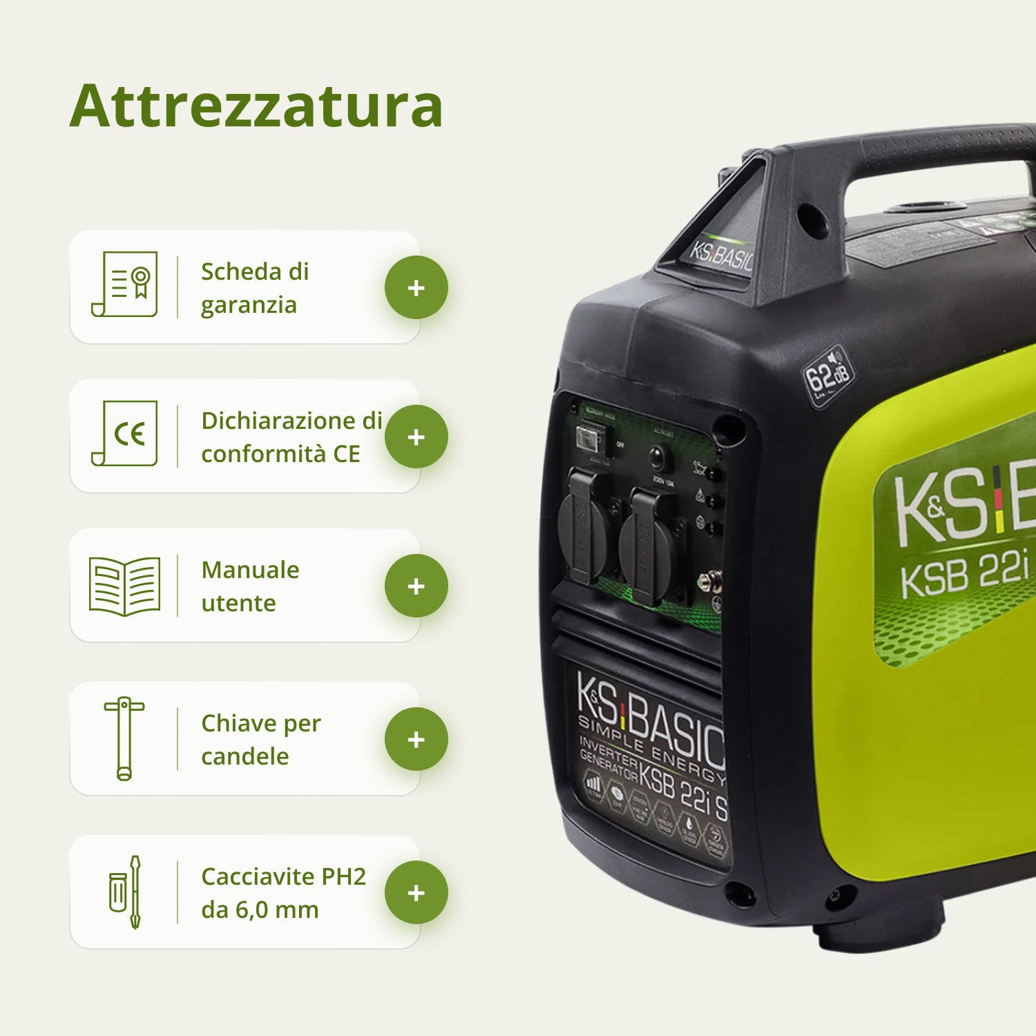 Generatore Inverter KSB 33i S