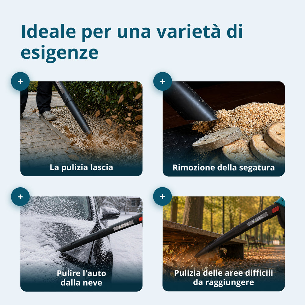 Aspiratore-soffiatore senza fili per giardino KS LBV-40V