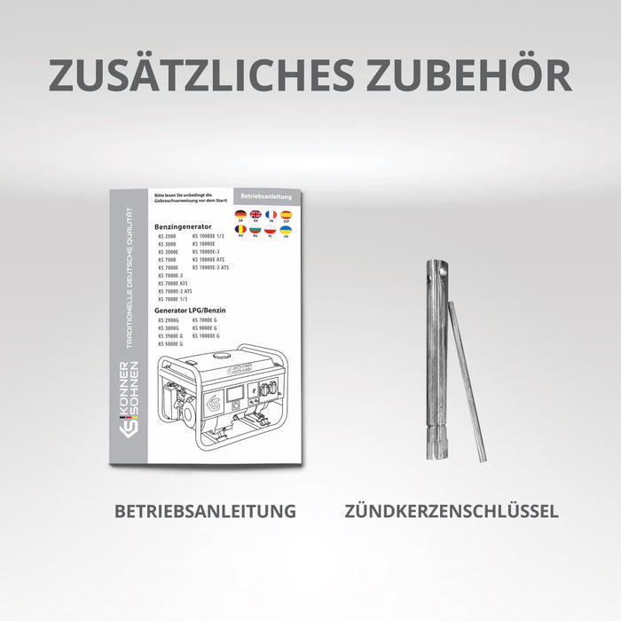 Benzin-Generator "Könner & Söhnen" KS 2900