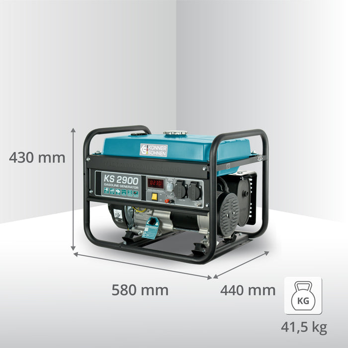 Bensiinikäyttöinen generaattori 'Könner & Söhnen' KS 2900