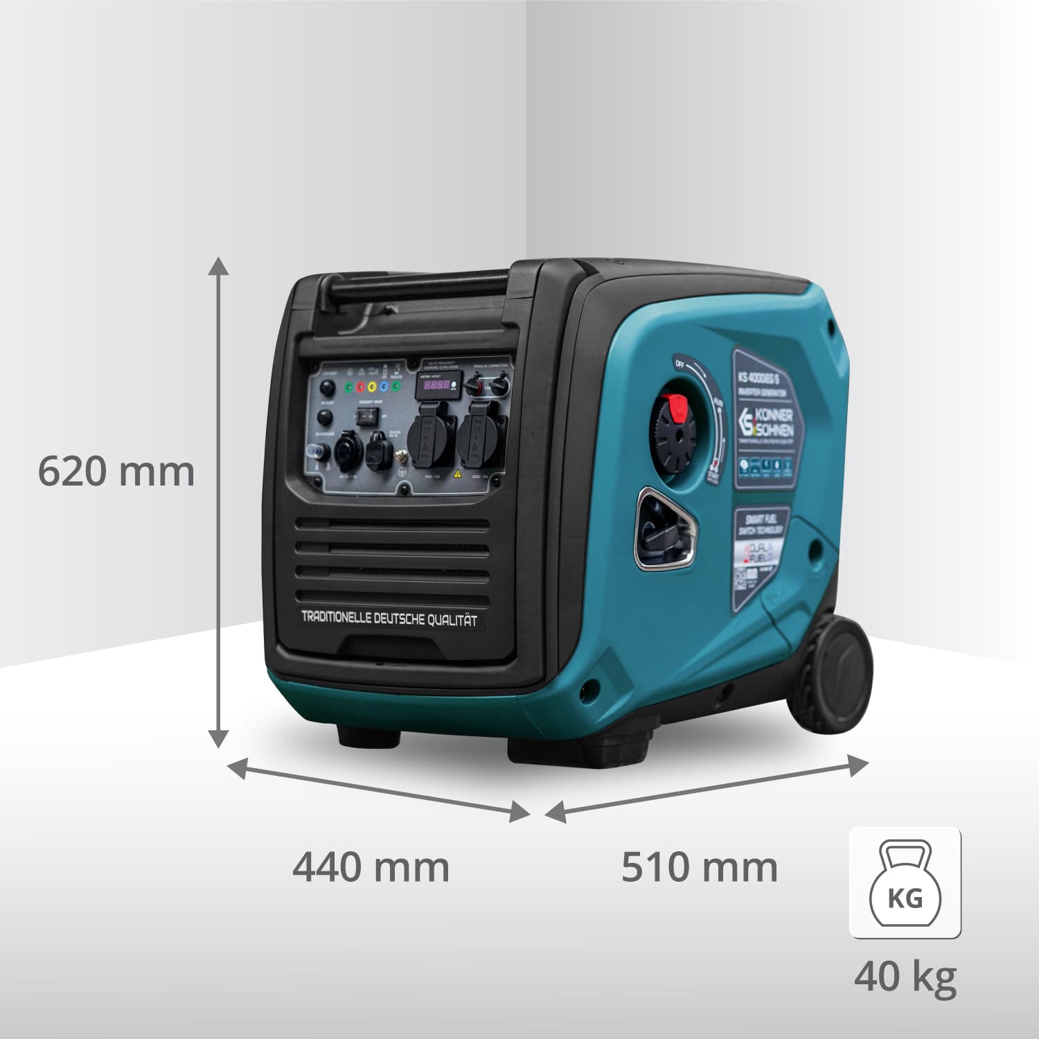 Generator cu inverter pe GPL/benzină KS 4000iEG S