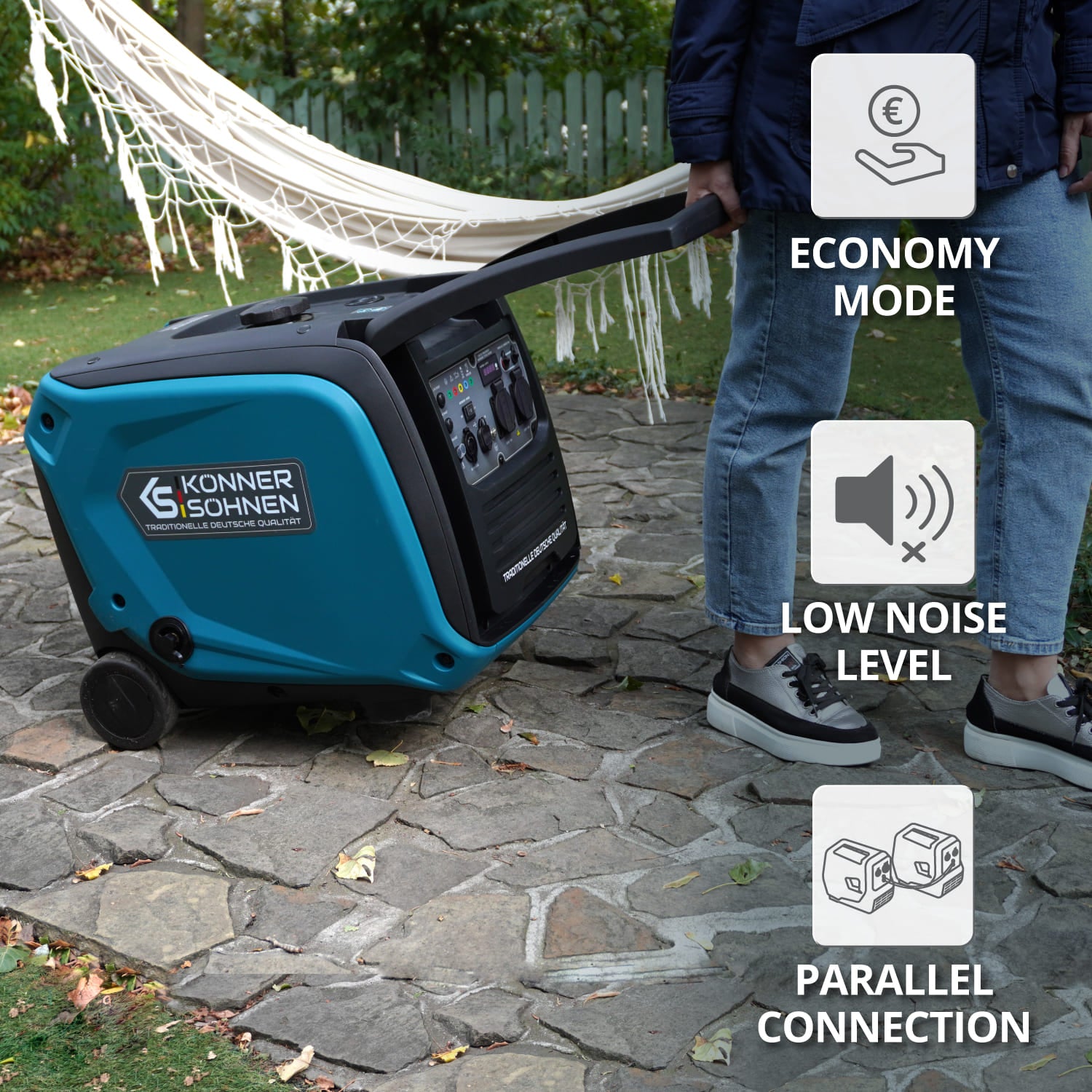 Generator cu inverter pe GPL/benzină KS 4000iEG S