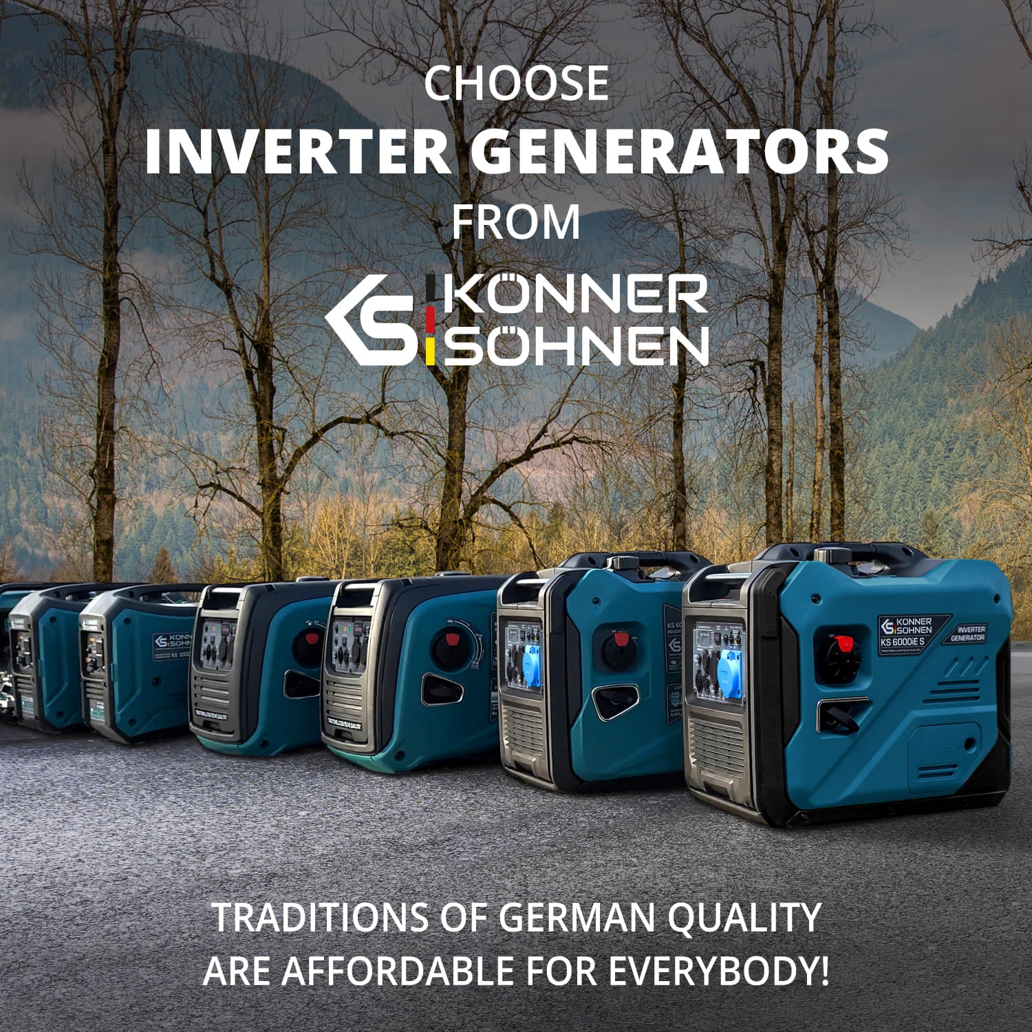 Generator cu inverter pe GPL/benzină KS 4000iEG S