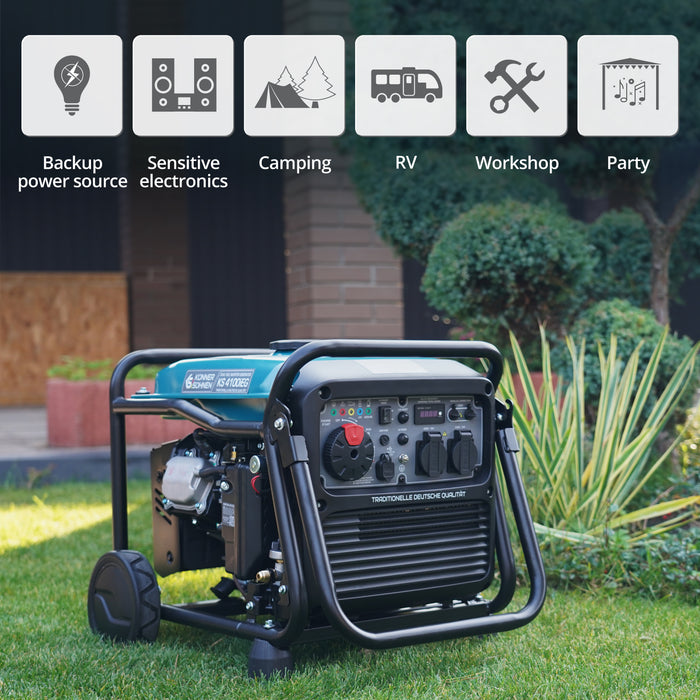 Gerador inversor a GPL/gasolina KS 4100iEG