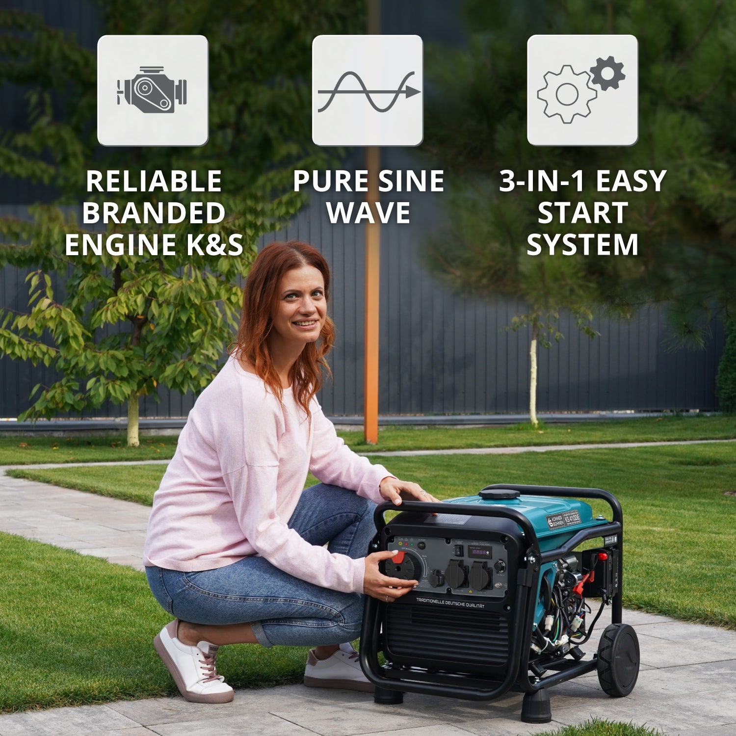 Inverter generator KS 4100iE (Refurbished Good)