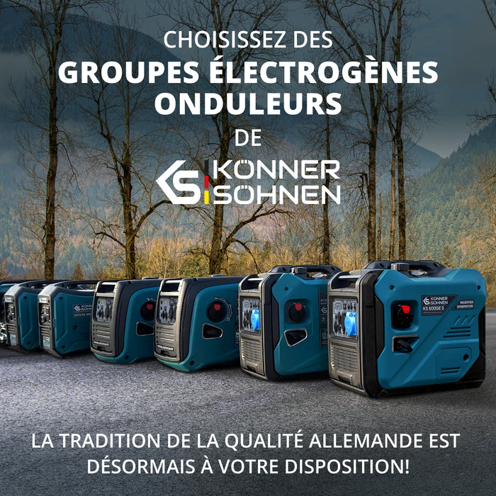 Groupe électrogène-onduleur dans la boîte anti-bruit KS 6000iE S ATS