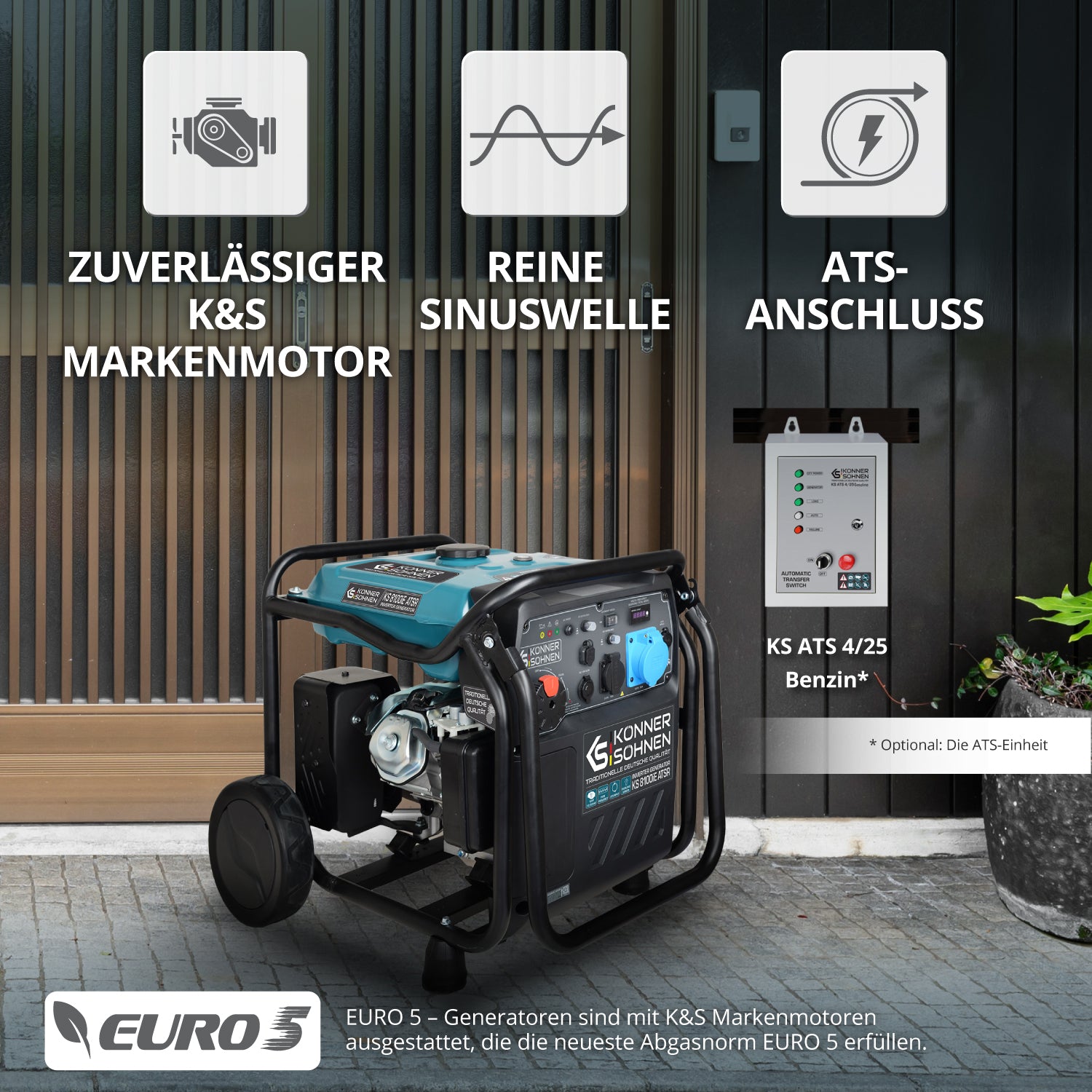 Inverter-Generator KS 8100iE ATSR (B-Ware Sehr gut)