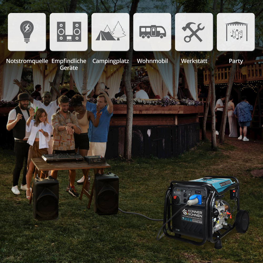 Inverter-Generator KS 8100iE ATSR