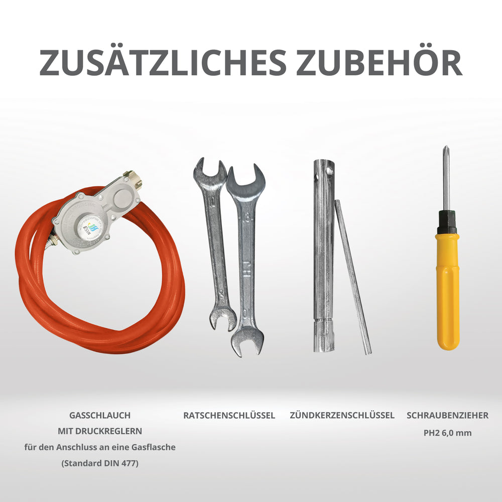 LPG/Benzin-Inverter-Generator KS 8100iEG (B-Ware Sehr gut)
