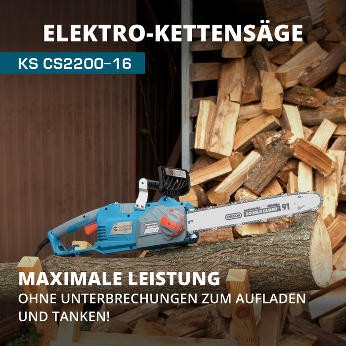 Elektro-Kettensäge KS CS2200-16