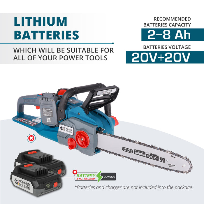 Акумулаторен верижен трион KS CS40V-14