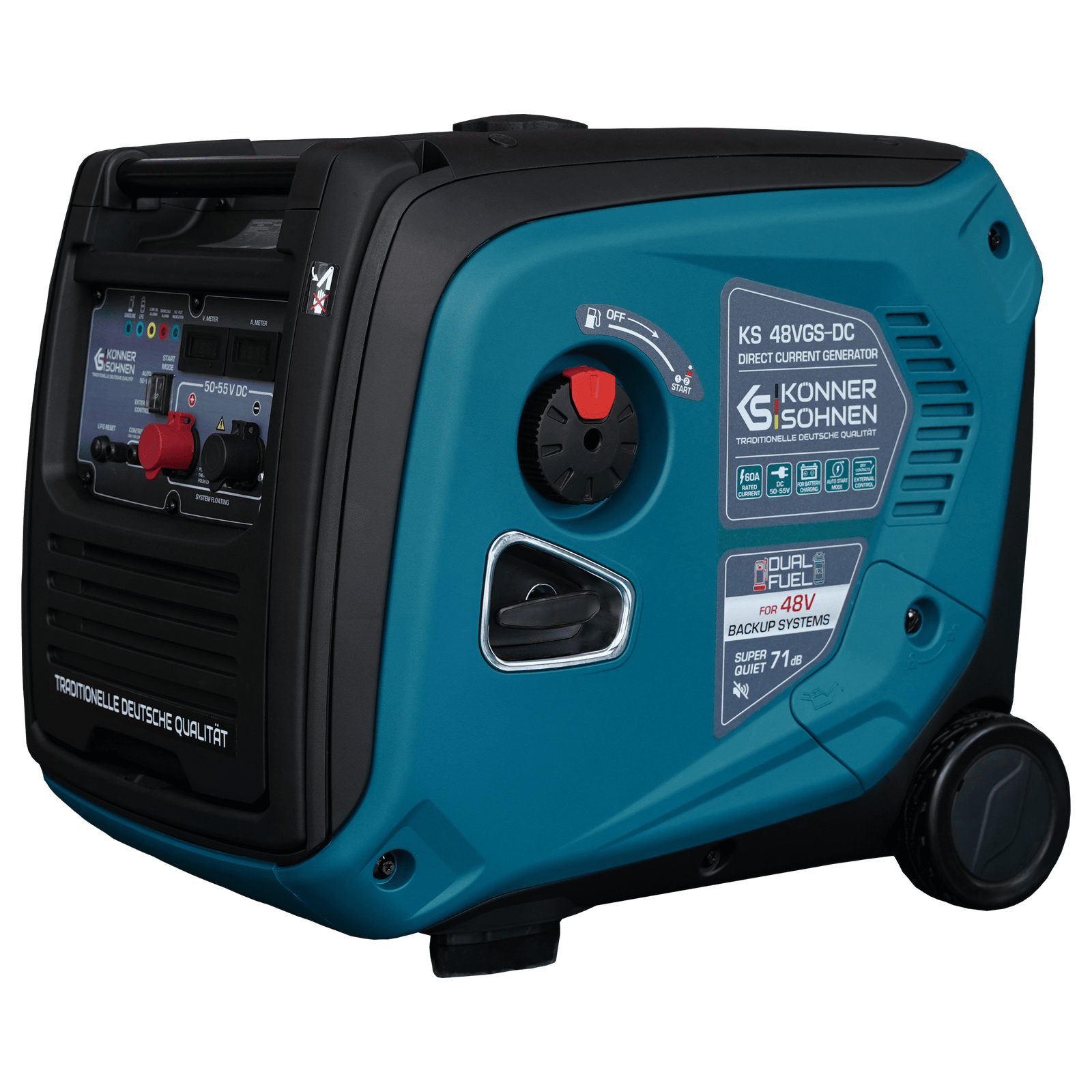 Gerador de corrente contínua KS 48VGS-DC, versão 50–55V