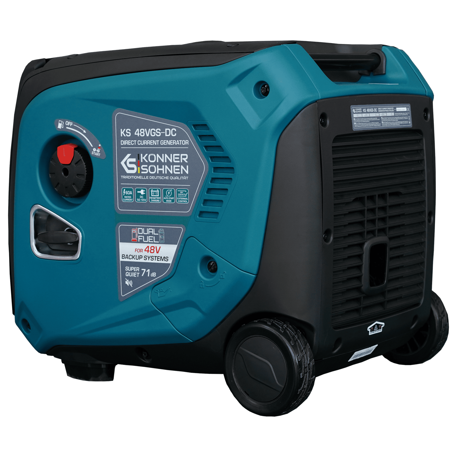 Gerador de corrente contínua KS 48VGS-DC, versão 50–55V